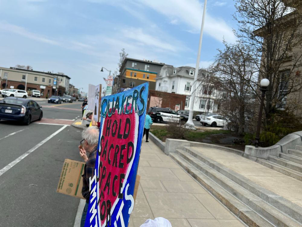 Protest at the Beverly MA post office/Odell park