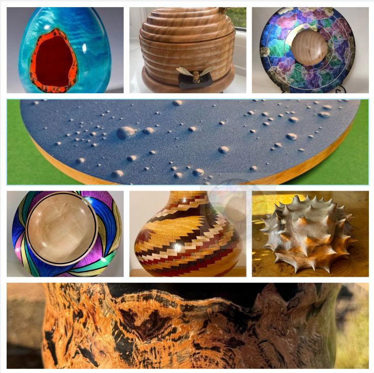 A collection of images of entries into the Mark Baker Woodturner of the Year Competition