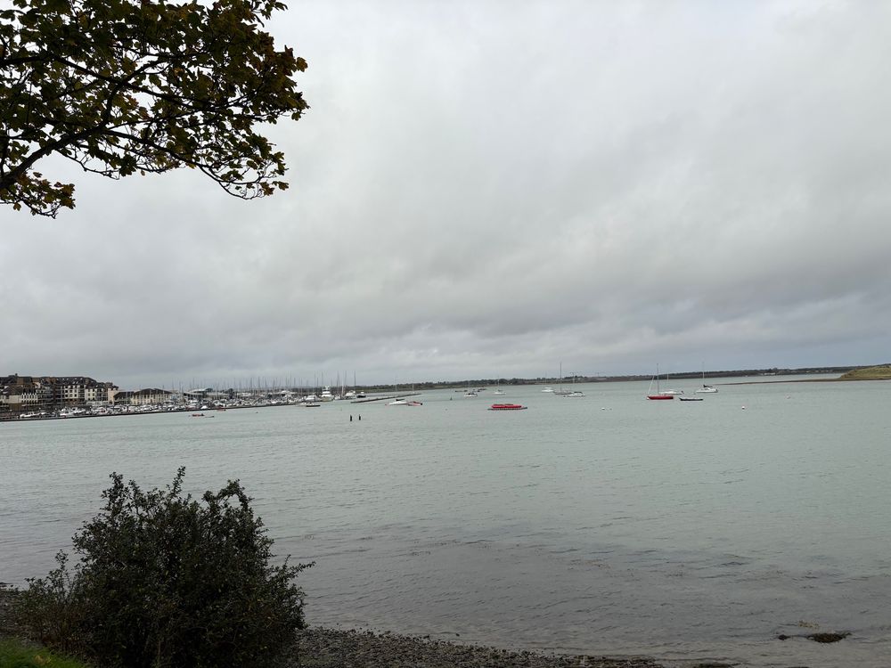 A view across the bay and marina at Malahide, Dublin 