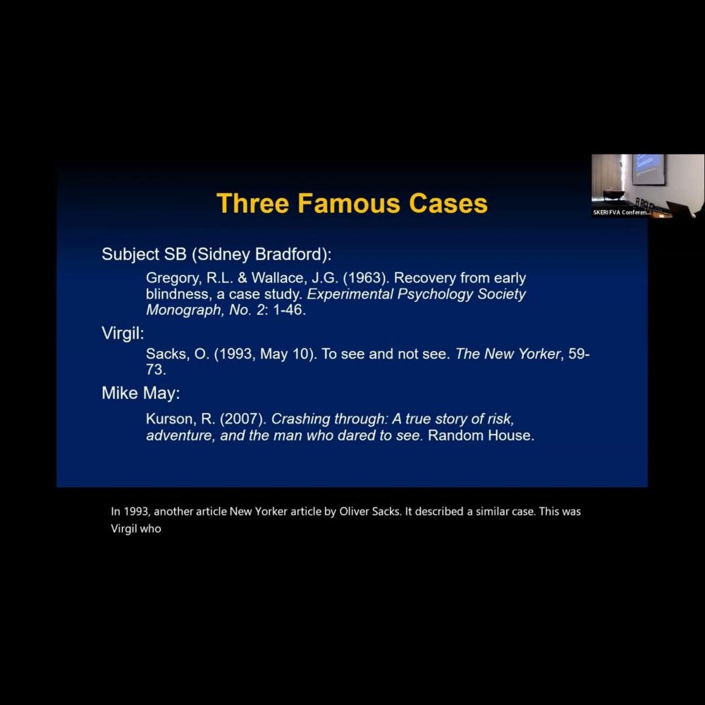 Session 7: Gordon Legge, PhD, Professor, University of Minnesota