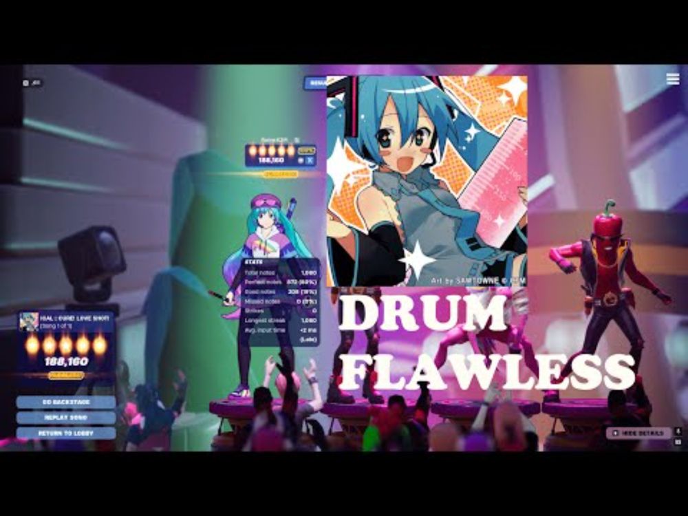 Fortnite Festival | M@GICAL☆CURE! LOVE SHOT! DRUM FLAWLESS TOP 100