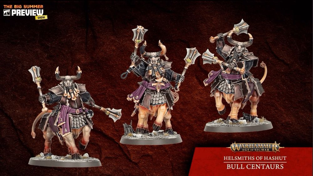 Helsmith of Hashut Bull Centaurs