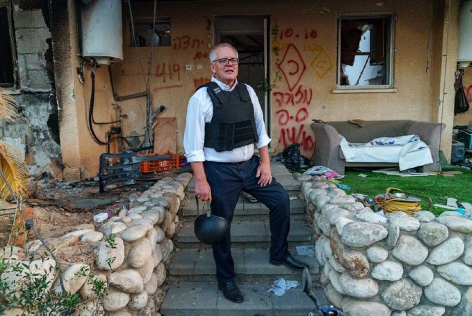 An expired and unpopular previous prime minister continues to embarrass Australia.