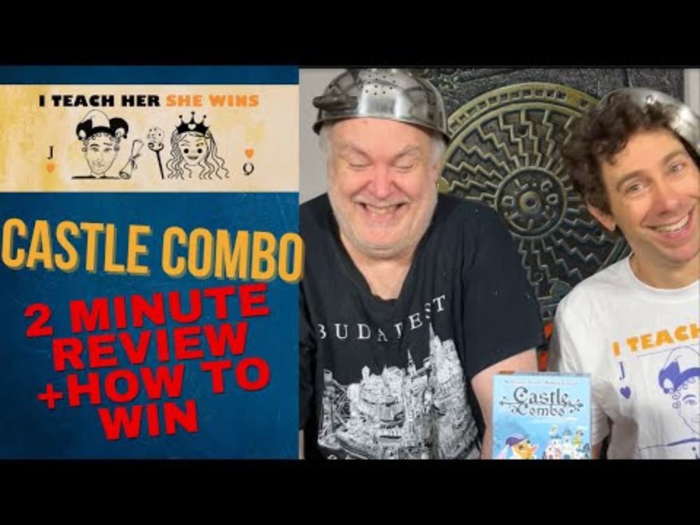 Castle Combo in 2 Minutes! Comedy Intro, Rules & Strategy – I Teach Her She Wins Dice Tower Feature