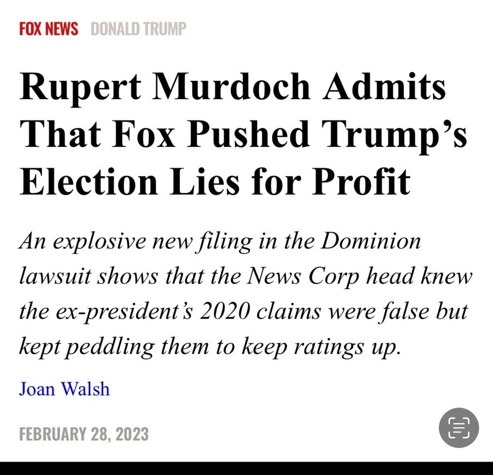 Meme about Fox News court case-lying to public about the election 