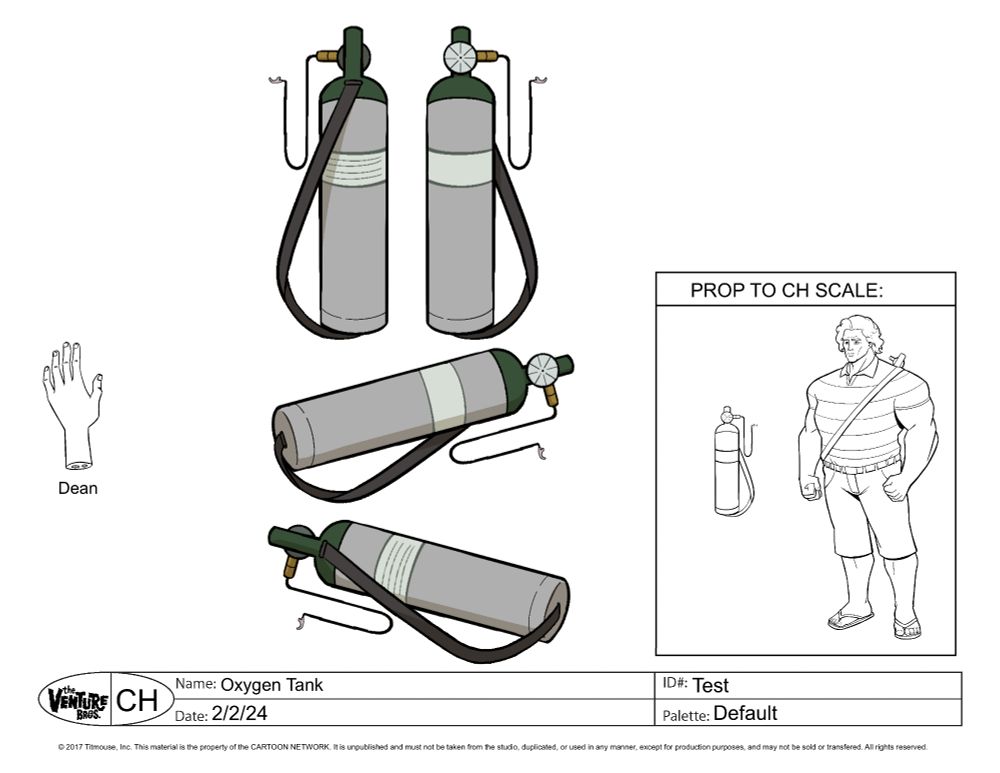 Venture Bros show test - Oxygen Tank
