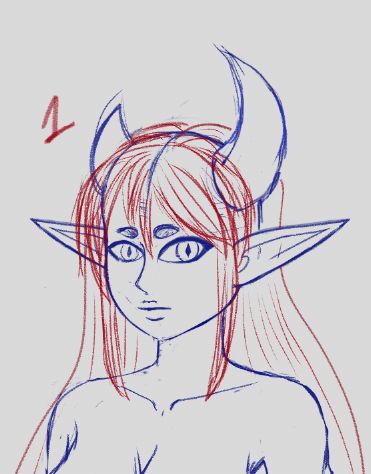 Hairstyle 1 has a straight more realistic approach