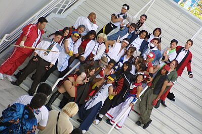 Massive SNK vs Capcom cosplay meet up