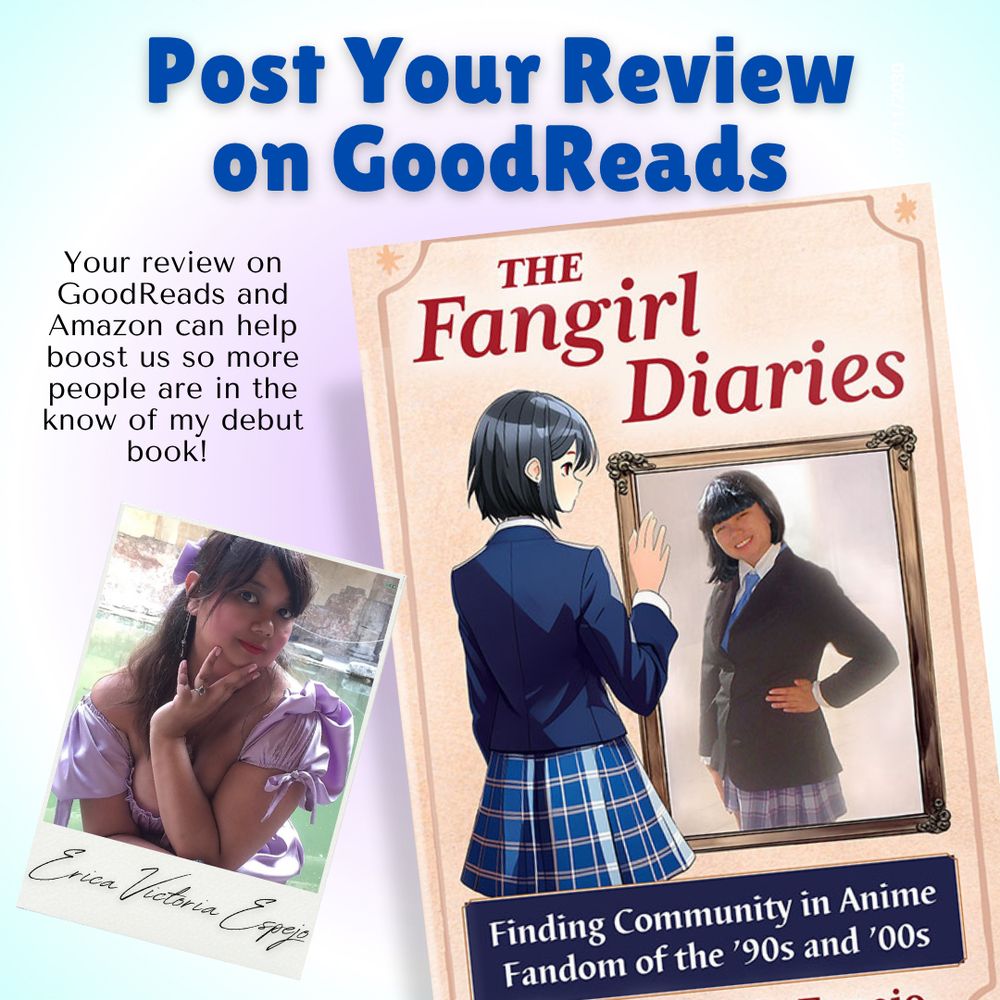 If you finished reading my book, The Fangirl Diaries, post your reviews on GoodReads! My page is severely lacking in reviews, I would love it if you could leave a few words if you've read my debut book. 

Reviews help build awareness and boost us up! I would appreciate it if you could help out!