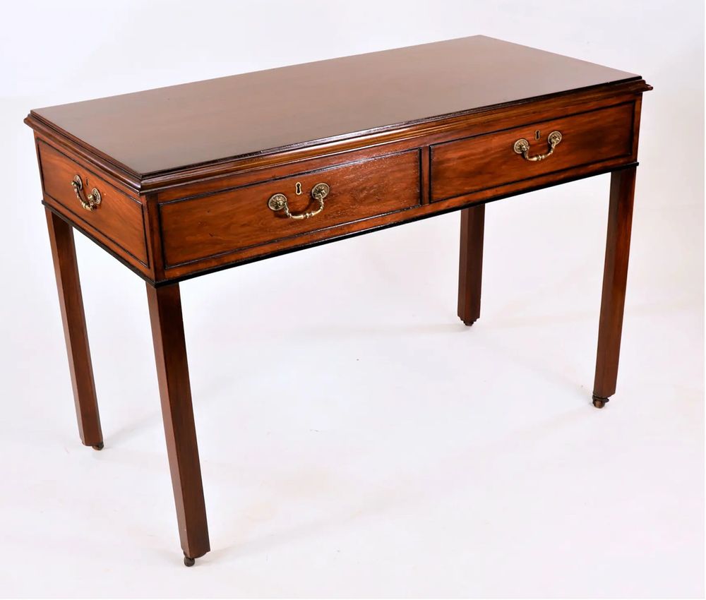Just a plain wooden desk