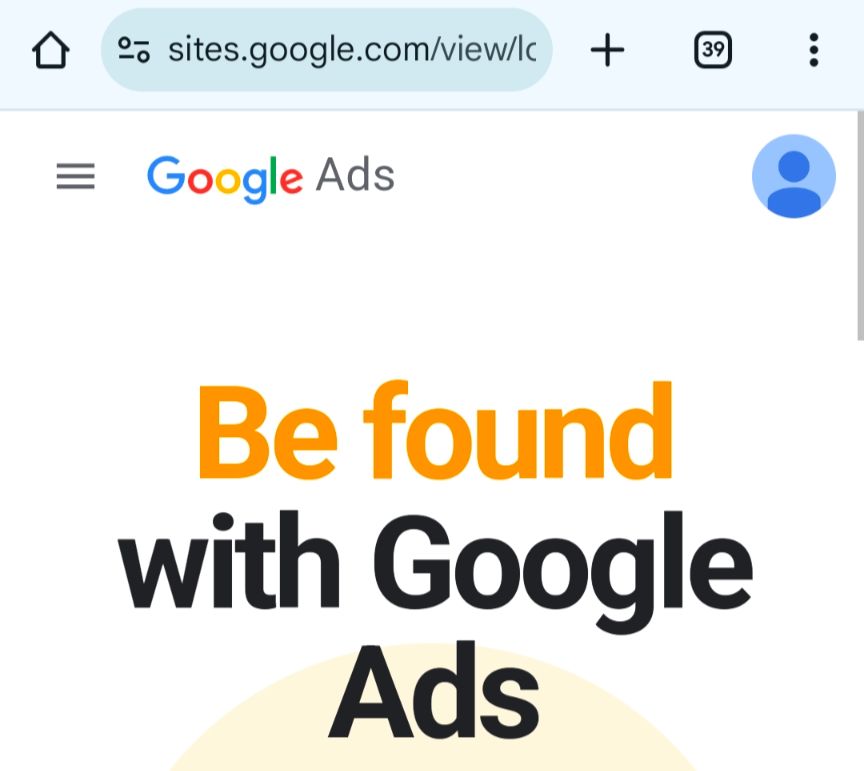 First google ads link is a sites.google.com website, not real Google Ads