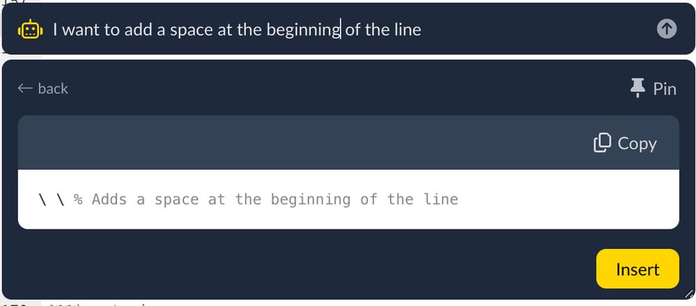 Screenshot of Overleaf editor