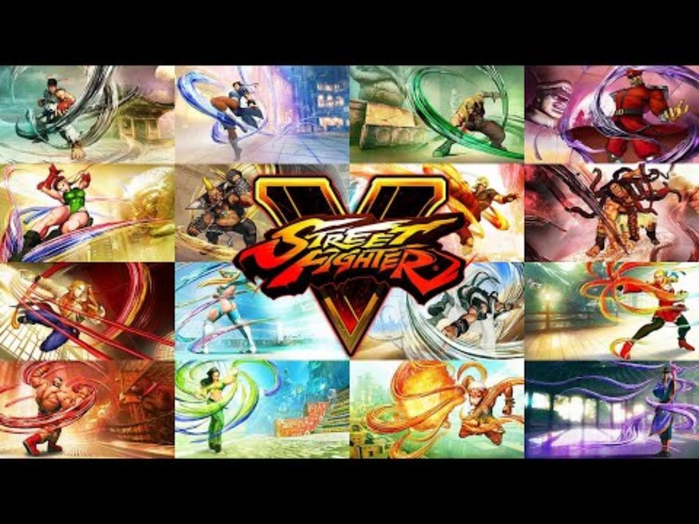 Street Fighter 5 All Characters Super Moves Critical Arts Intro + Victory Pose No Commentary