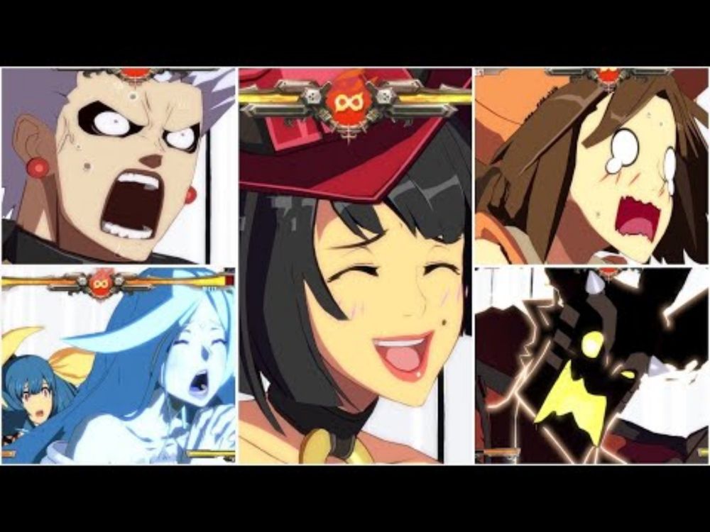 Guilty Gear Xrd Rev 2 Faust Stimulating Fists of Annihilation on All Characters No Commentary