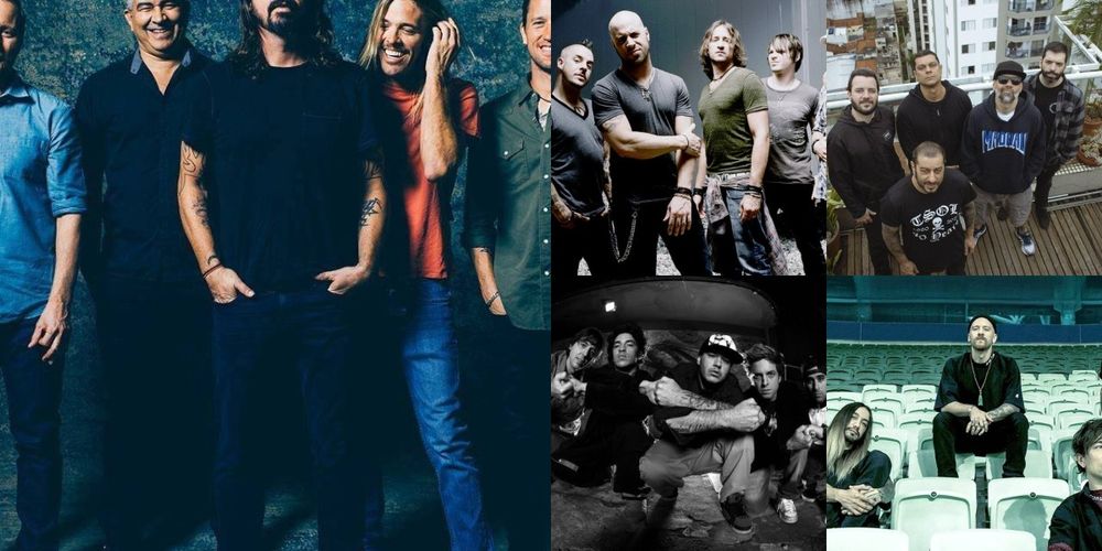 Foo Fighters Daughtry Charlie Brown Jr. CPM 22 NX Zero