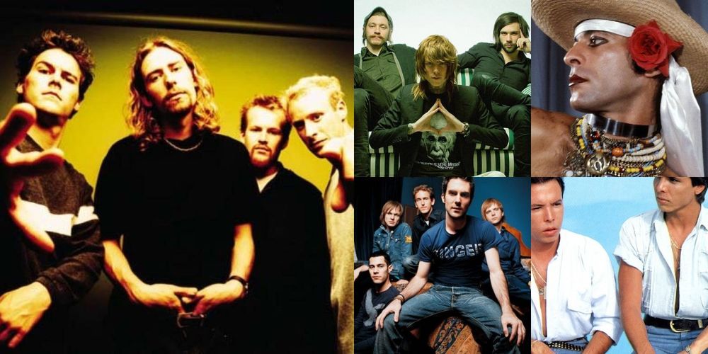 Nickelback Never Shout Never Maroon 5 Ney Matogrosso Chrystian & Ralf