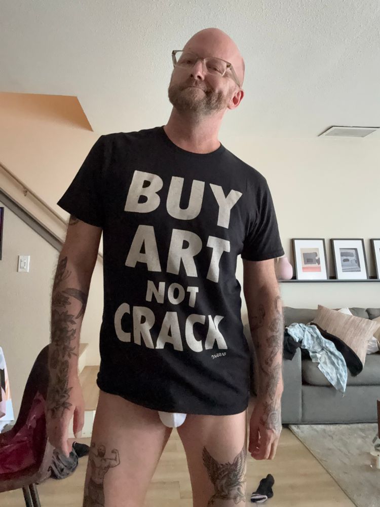 BUY ART
NOT
CRACK 
t-shirt on me 