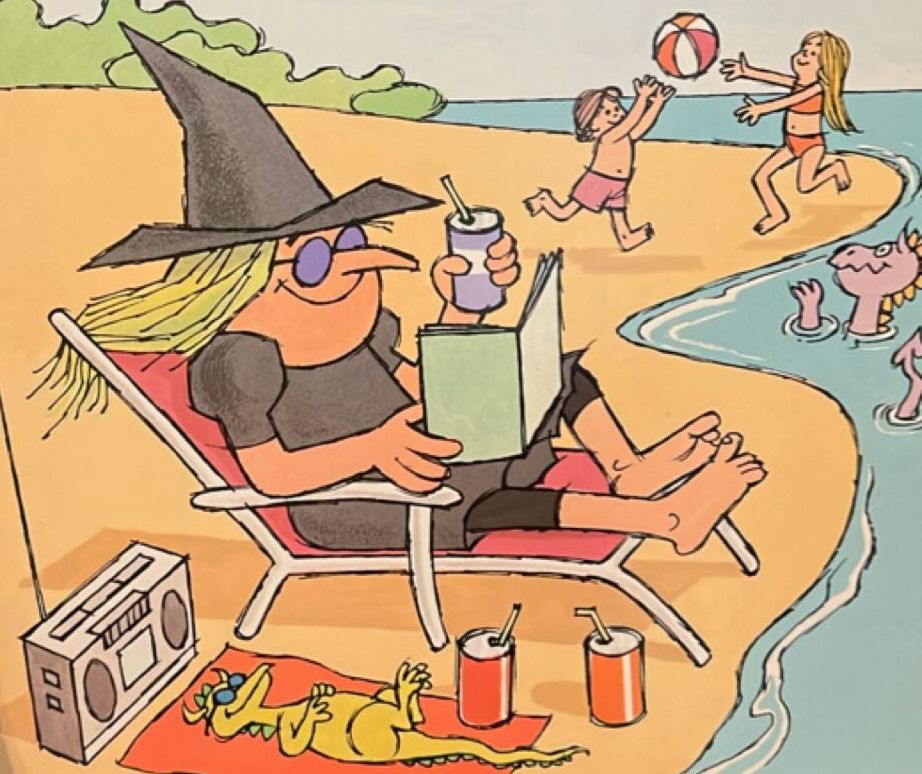 the cover of children’s book The Witch’s Vacation 