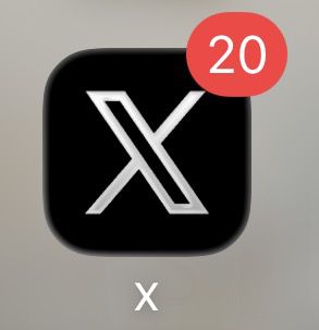 X 20 notifications