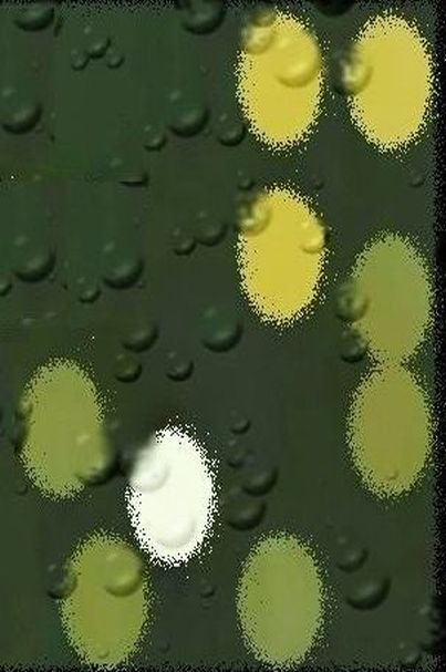 Wet dreams of yellow, white and green.
This was painted by Loretta Atterol a long time ago.
Sorry, not painted, was playing with mspaint.exe :) 
I think the original image was a shower curtain.