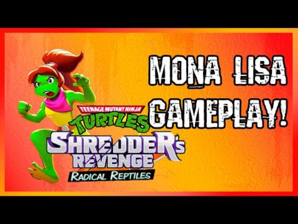 TMNT: Radical Reptiles - Mona Lisa Gameplay