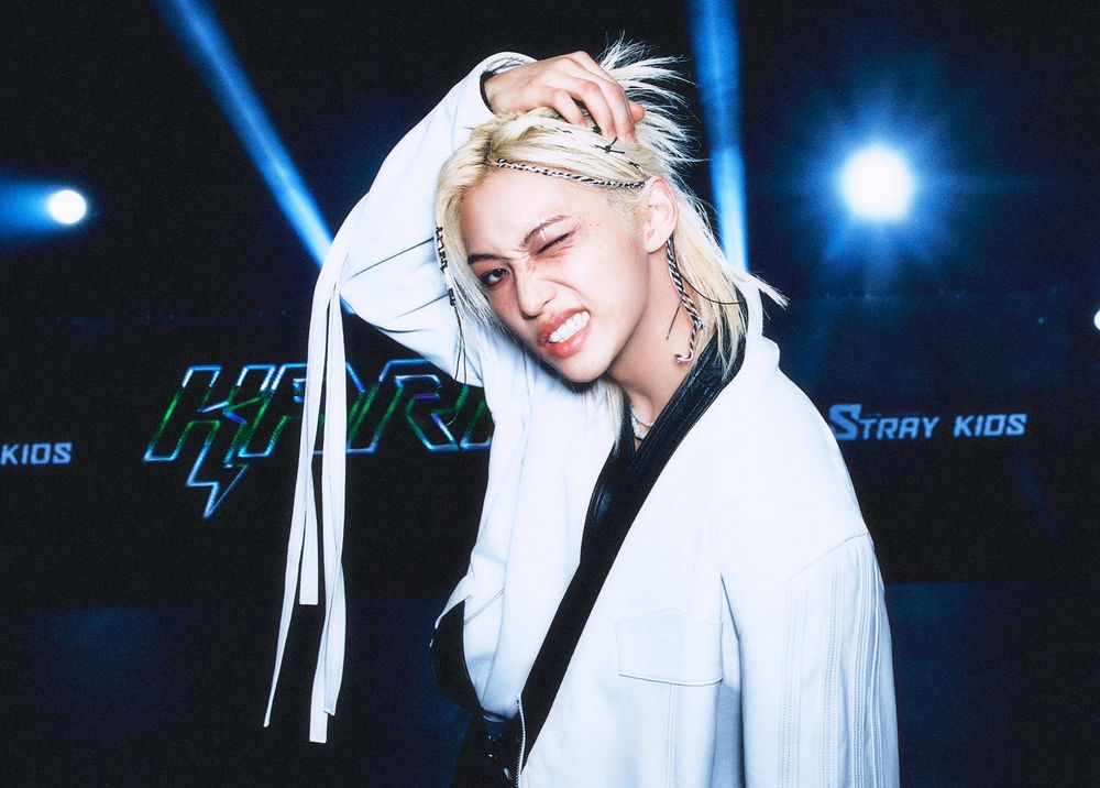 Felix from stray kids in karma concept photos