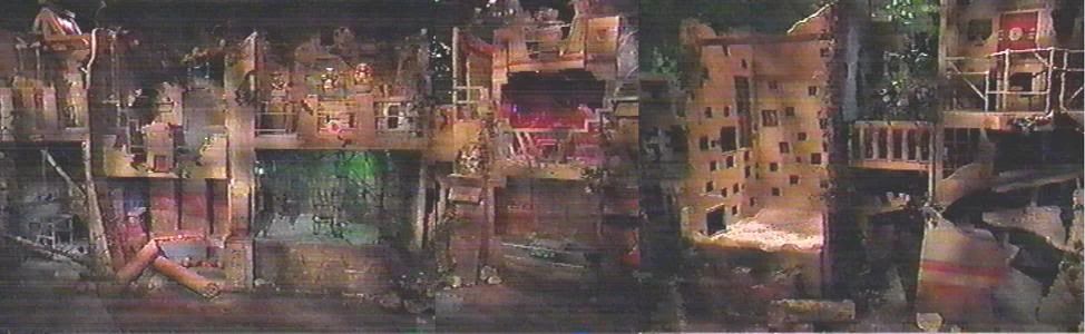 The Temple layout in Nickelodeon's old game show Legends of the Hidden Temple. 
