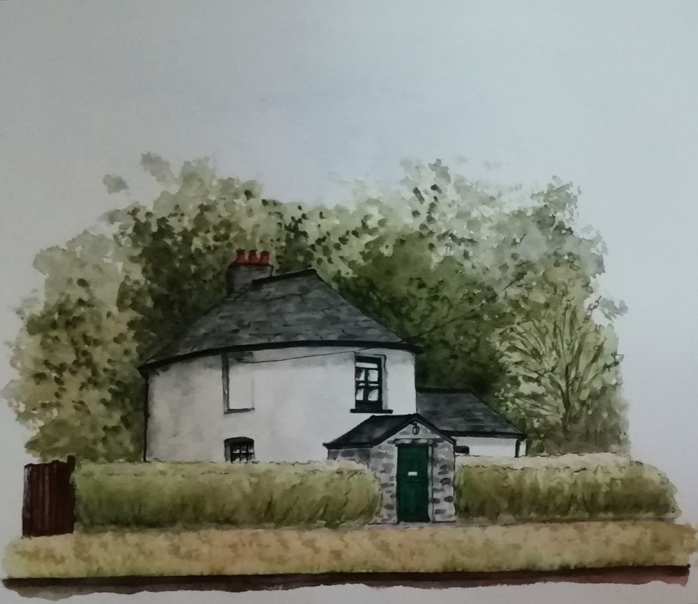 Tollhouse Pontymoel on the Mon and Brecon canal 