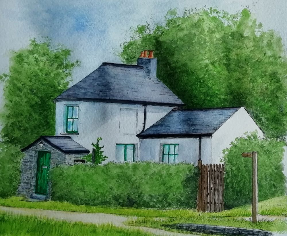 Tollhouse Pontymoel on the Mon and Brecon canal 