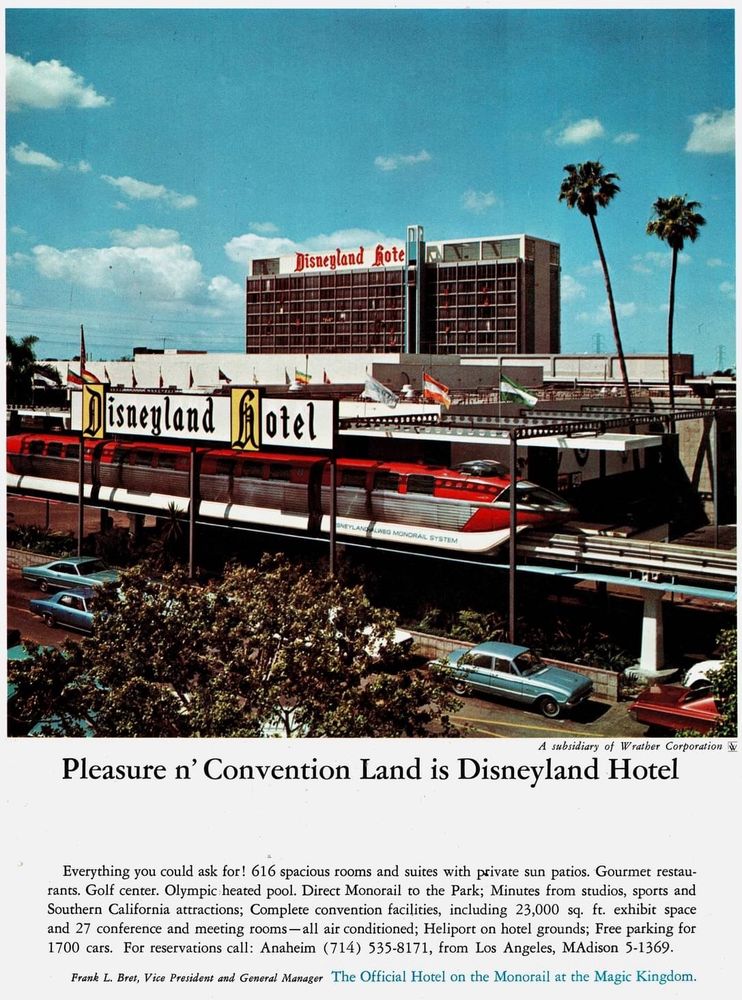 "Pleasure n' Convention Land is Disneyland Hotel"