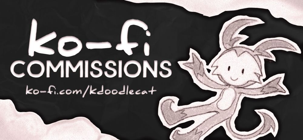 Advertising my ko-fi page for art commissions