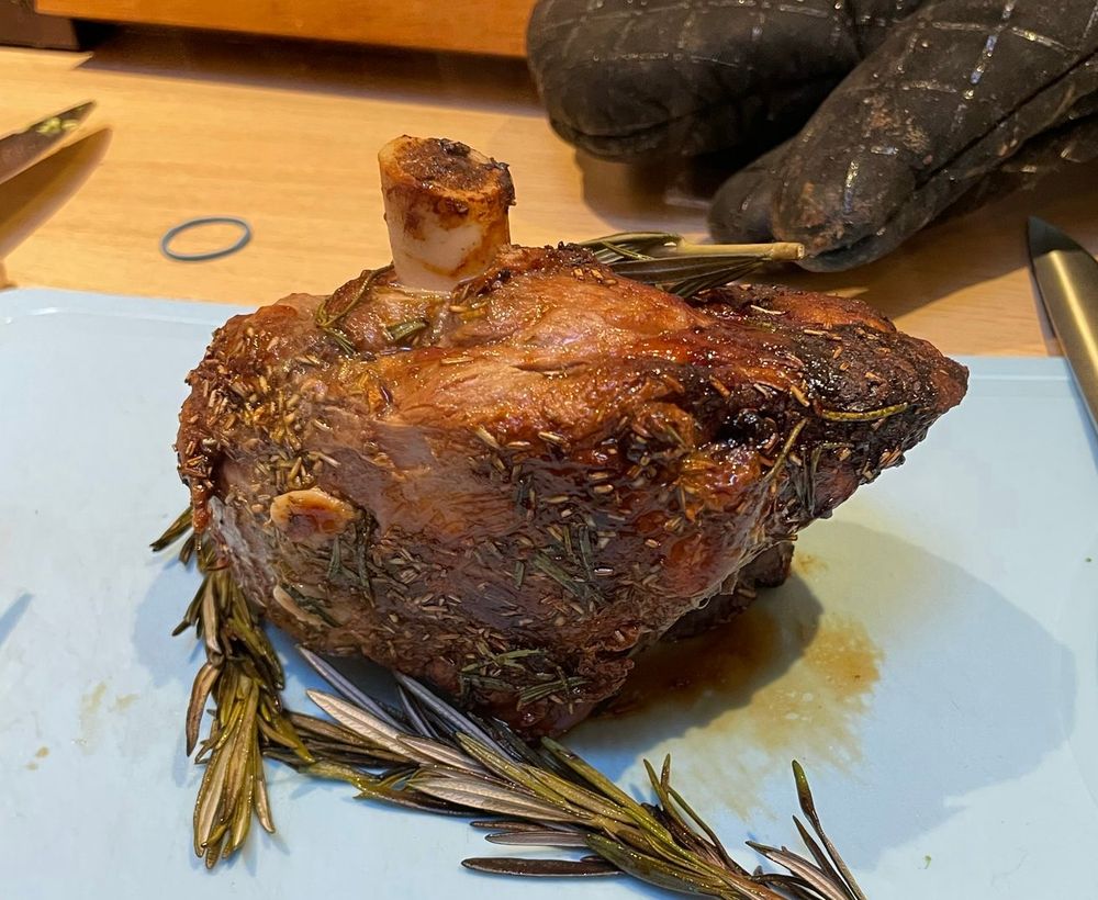 Image of roasted lamb for Easter
