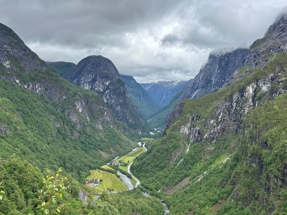 Picture of a viewpoint in Norway (Nærøy Valley)