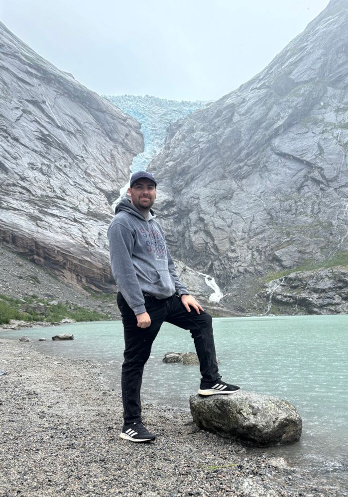 Picture of me near the Briksdal glacier