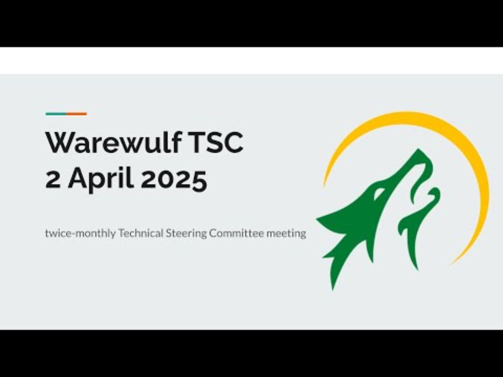 Warewulf TSC | 2 April 2025