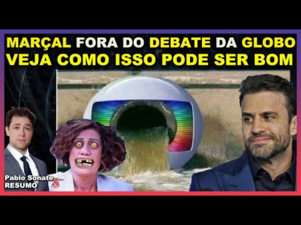 Pablo Marçal fora do Debate da Globo - Mas isso pode ser bom. CORTES PABLO SONATE