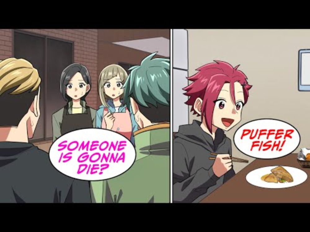 Deadly pufferfish stolen at BBQ! When we confronted the thief... [Manga Dub]