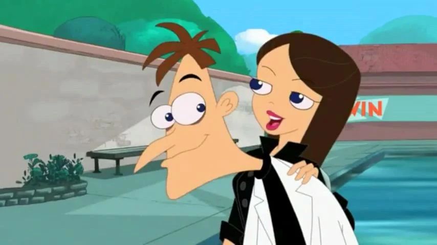 Doofenshmirtz and Vanessa.