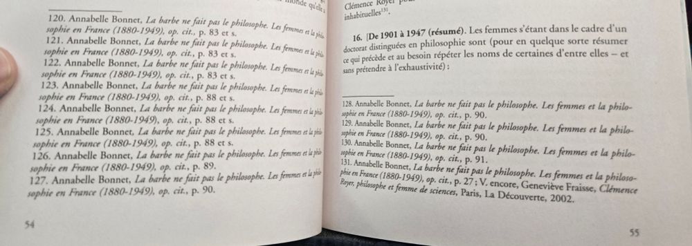11 notes en bas de page renvoyant au bouquin d'Annabelle Bonnet