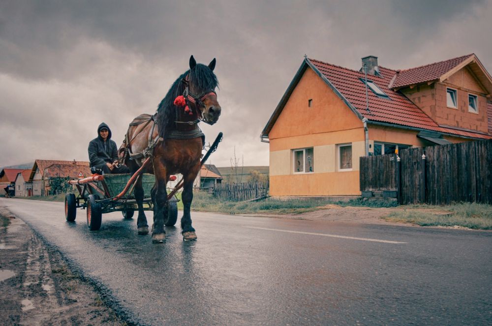 Journey Through Time in Transylvania

On our trip through Transylvania, Romania, we stayed at a B&B in Miercurea Ciuc. We explored nearby villages. It was raining when we passed a horse carriage in the small village of Nădejdea. They are still in use in the countryside.

-- ƒ/7.1, 24 mm, 1/500, 1/2000, 1/4000 sec, ISO 1600, Sony A6400, SEL-P1650, HDR, CC BY-NC-SA 4.0, © 2025 Peter Thoeny, @Quality HDR Photography