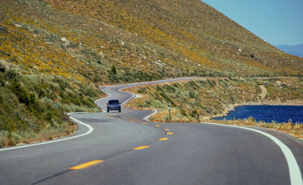 Follow the Path That Makes Every Car Feel Like a Sports Car

A photographer friend and I went on a road trip to the Sierra Nevada mountains, with the goal to take photos of the Stone Columns at Crowley Lake near Mammoth Lakes. The next day we drove on the June Lake Loop. I noticed some nice S-curves in the road, which I captured here with a long lens.

-- ƒ/6.3, 160 mm, 1/500, 1/2000, 1/4000 sec, ISO 400, Sony A6400, SEL-55210, HDR, CC BY-NC-SA 4.0, © 2025 Peter Thoeny, @Quality HDR Photography