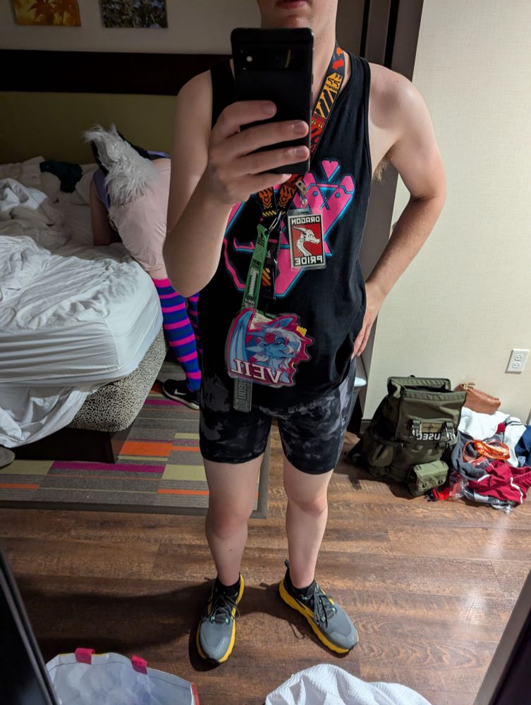 Outfit for Friday night at Anthrocon 