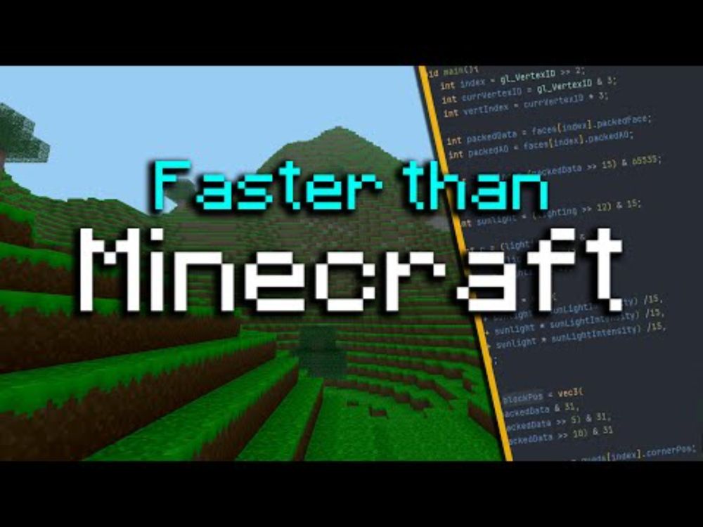 Minecraft Clone: My Game Engine Runs FASTER Than Minecraft