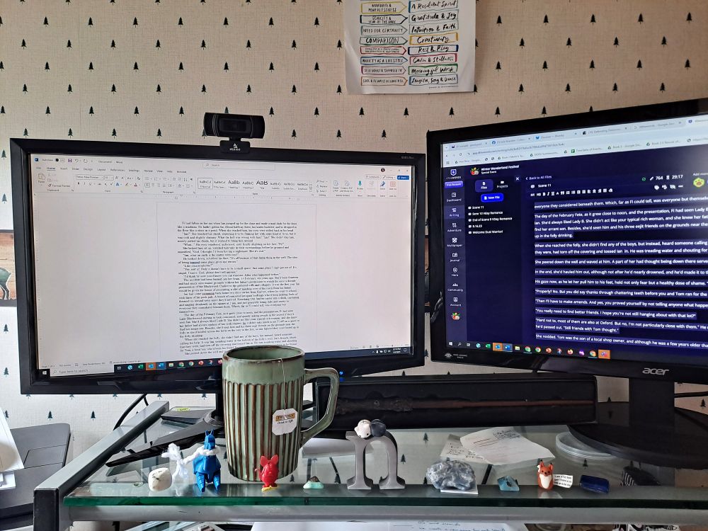 Workaday tea mug means progress!