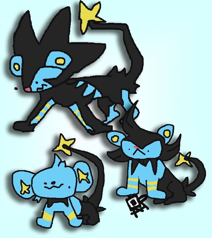 Pokemon Blu-ray luxio and shinx