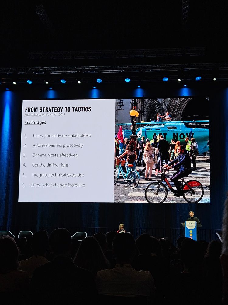 Slide about strategy to tactics. The six bridges