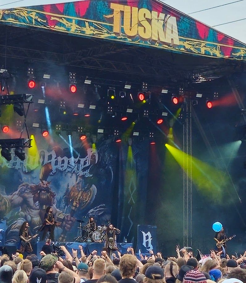 Wind Rose on stage at Tuska festival