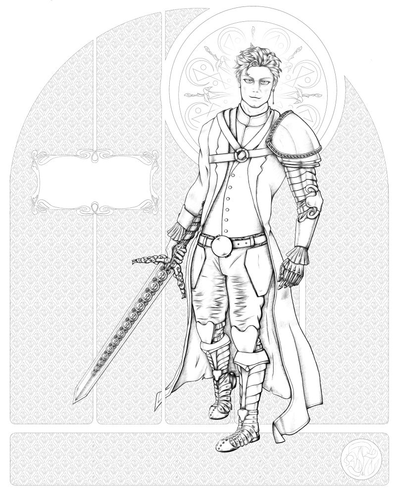 Sketch of a OC from a roleplaying campaign finished a long long time ago.
