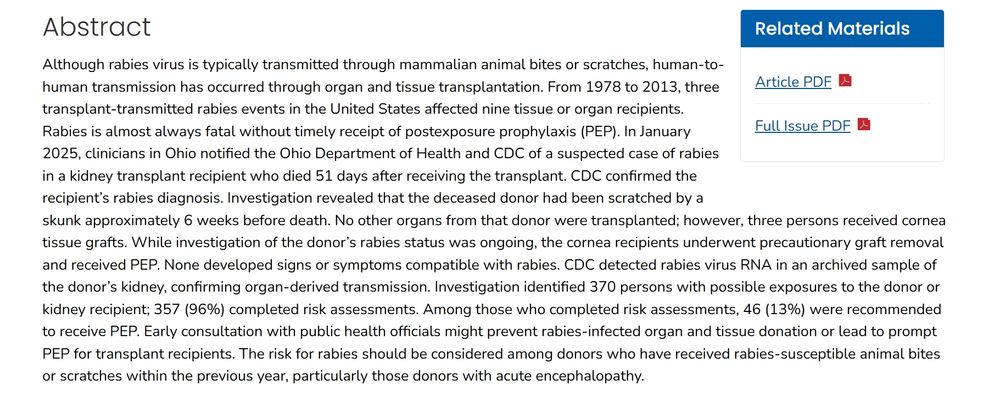 Screenshot of the abstract of the linked article