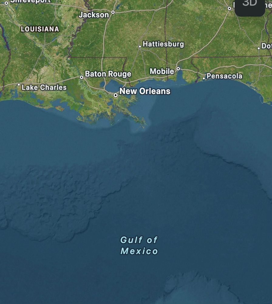 Map showing “Gulf of Mexico”